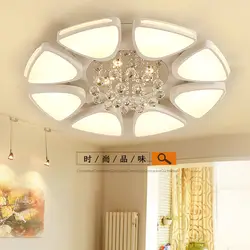 Круглый гостиная лампа светодиодный потолочный светильник современный простой исследование для спальни классной комнаты теплый