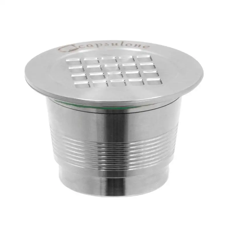 

Refillable Reusable Stainless Steel Metal Coffee Capsule Strainer Filter Compatible for Nespresso Coffee Reusable coffee capsule