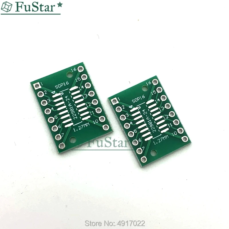 10 шт. SOP16 SSOP16 TSSOP16 для DIP Pinboard SMD 16 адаптер 0 65 мм/1 27 мм до 2 54 Pin Pitch PCB плата конвертер