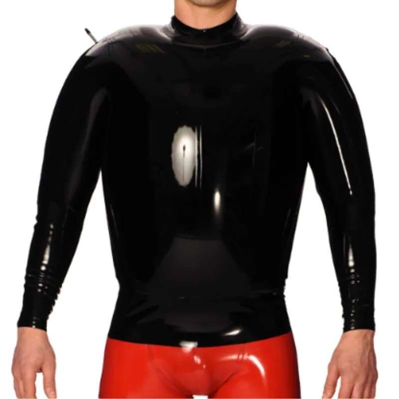 

Latex 100% Rubber Tops Double Layer Material Special Shiny High Quality Handmade Customize Size XXS-XXL