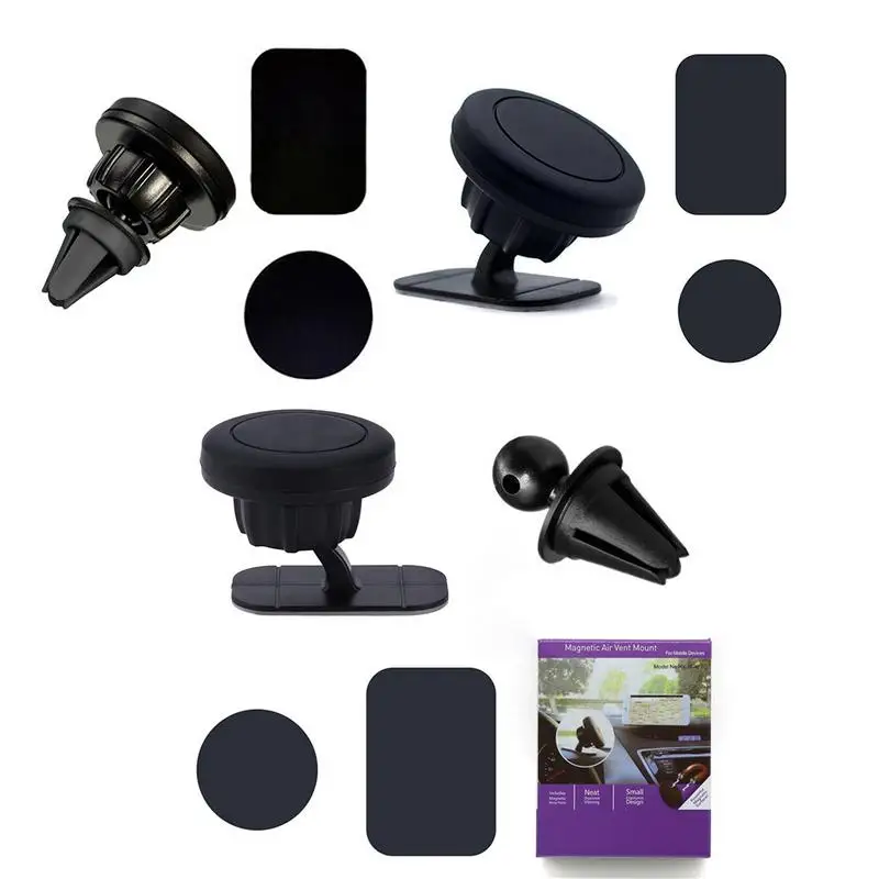 

Load Magnetic Phone Support Multifunctional Magnetic Suction Outlet 360 Navigation Instrument Desk Car Phone Support