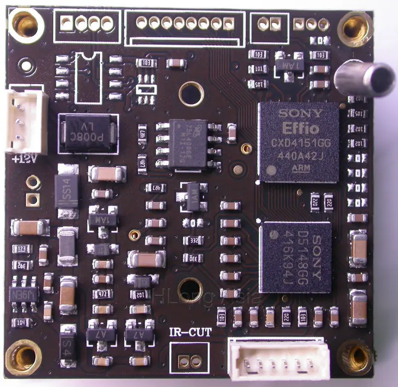 Коробка стиль камеры EFFIO-A 1/" sony Super HAD CCD ICX810 ICX811+ CXD4151 CCTV модуль камеры(без объектива