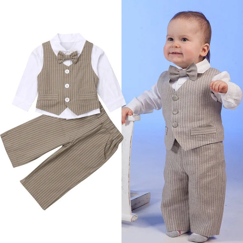 2018 г. джентльменская детская одежда для маленьких мальчиков, официальная праздничная одежда, одежда для свадьбы, рубашки с длинными