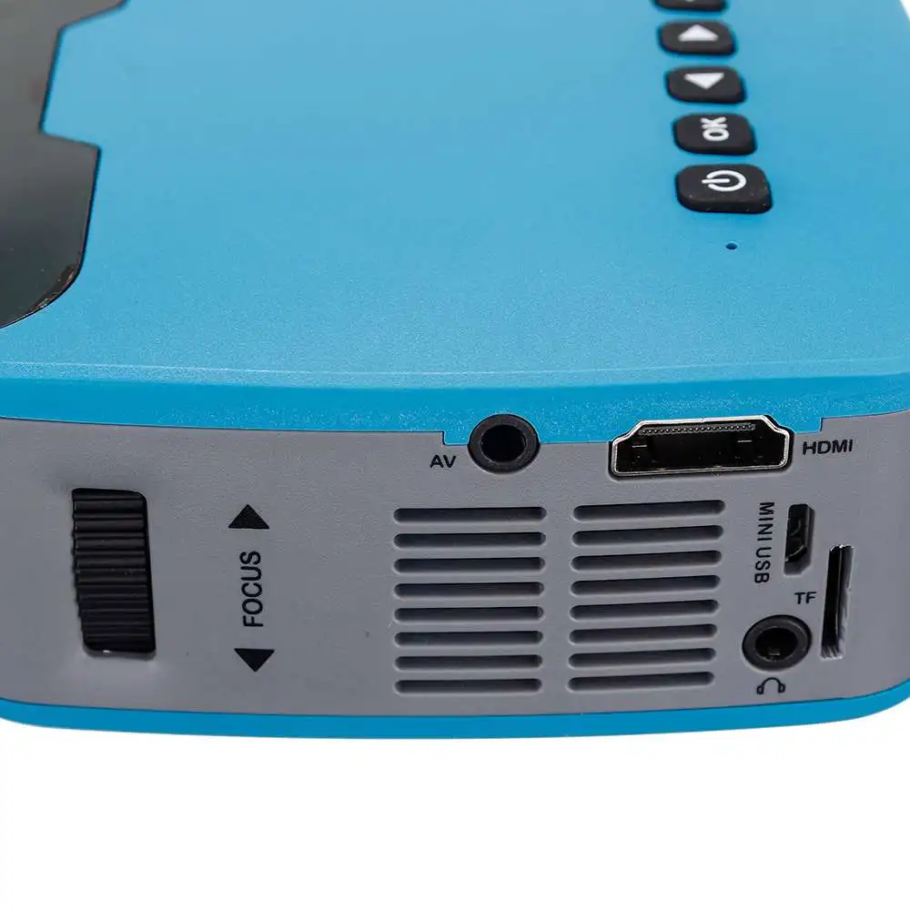 LEORY MINI MY20 ЖК проектор 13 ANSI люмен домашний мультимедийный 1080 P Встроенный динамик