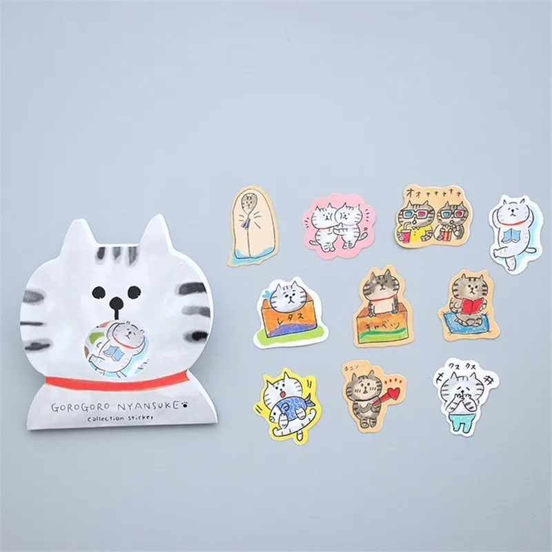 

30 PCS/Set Creative Decoration Paper Stationery Cute Stickers Bullet Journal Supplies Watercolor Self Adhesive Sticker 06533