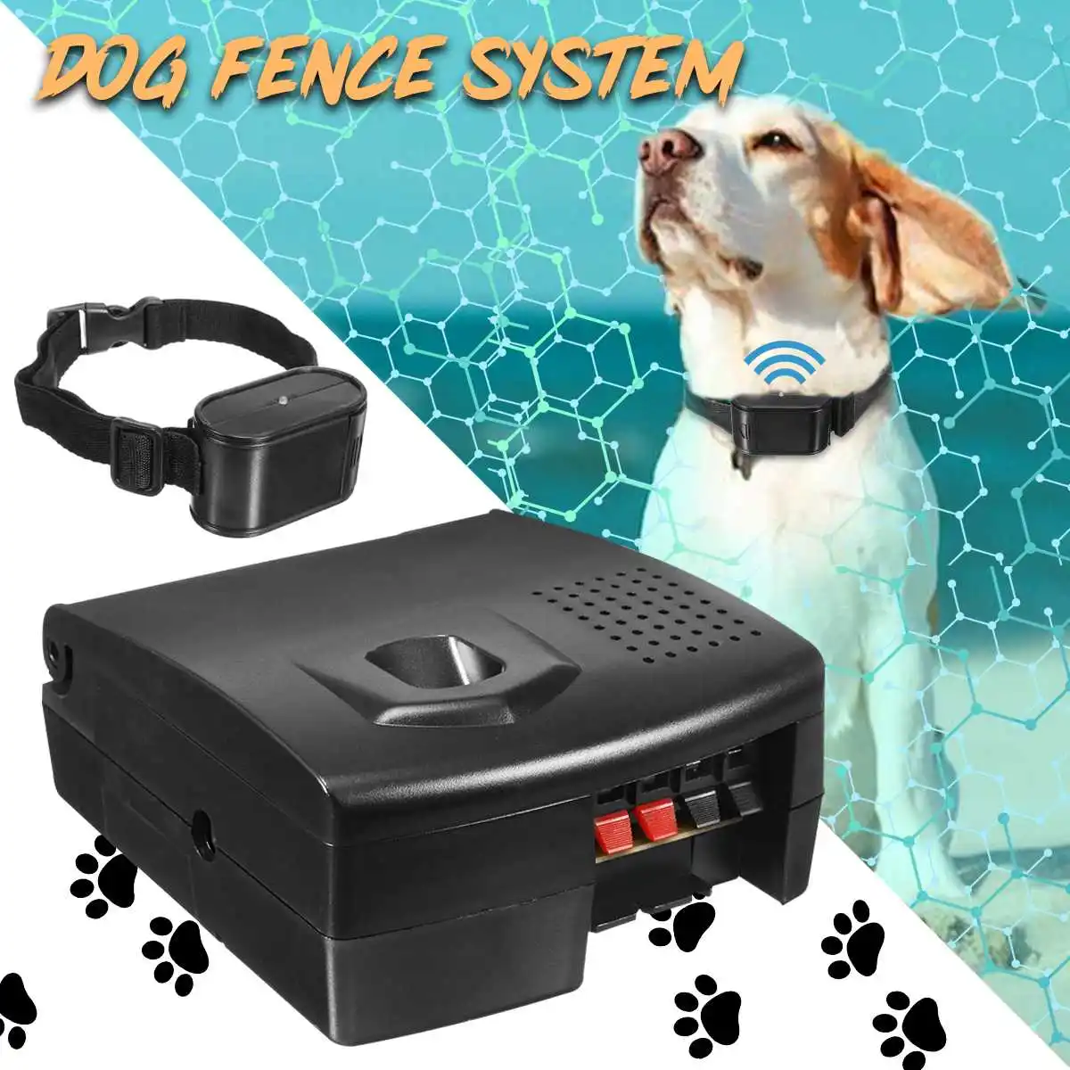 

Hot Sale Practical Pets Dog Electric Fence System Yard Dog Electric Fencing System Training Collar Fence Pet Barrier System