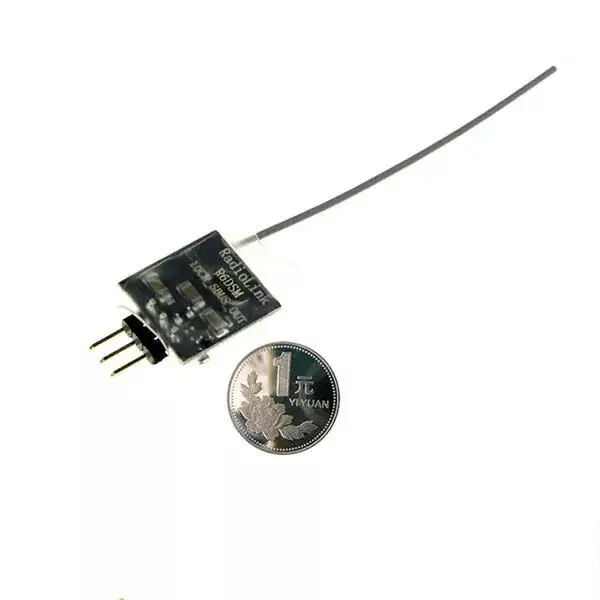 

LeadingStar Radiolink R6DSM 2.4G 10CH DSSS FHSS Receiver for AT9 AT9S AT10 AT10Ⅱ PPM SBUS Output