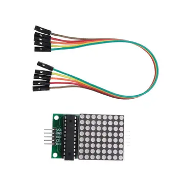 

MAX7219 Dot Matrix Module Microcontroller Module Diy Kit Single Module