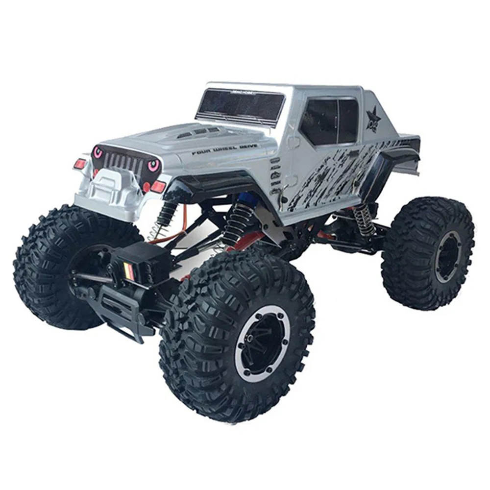 

4WD Front And Rear Alloy Diff-Lock RC Cars 1/10 Waterproof 6kg Servo 550 Brushed Motor Car Off-Road Truck Rock Crawler RTR Toy