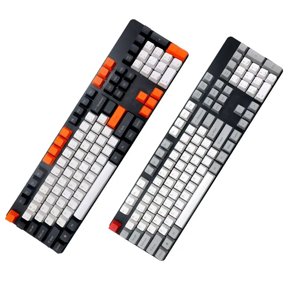 

104 Key OEM Profile PBT Thicken Keycaps Keycap Set for Mechanical Keyboard Gaming Keyboard Keycap