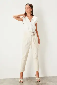 

Trendyol Beige Lacing Detaylı Pants TWOSS19IE0067