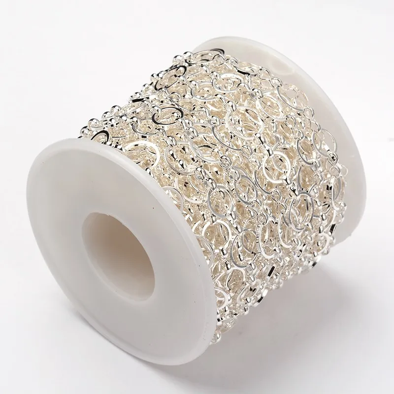 

10m/roll Brass Handmade Chains Metal Necklace Chains DIY Jewelry Making Findings