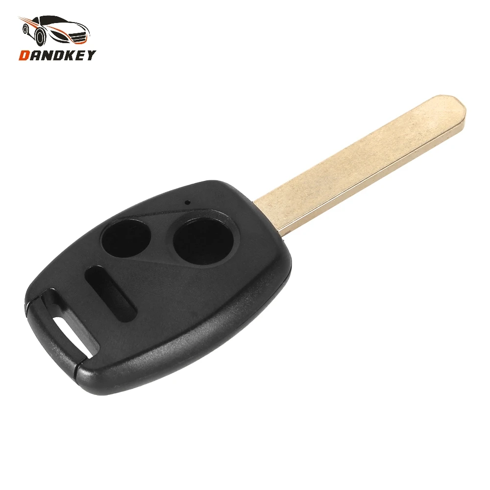 

Dandkey 10PCS/LOT 3 Buttons For Honda Accord Jazz FRV Black Replacement Remote Key Fob Case Shell 2+1 Button With logo