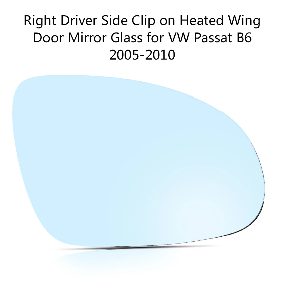 Автомобиль с подогревом крыло дверь зеркало стекло для VW Passat B6 2005-2010 для левой пассажирской стороны правая сторона водителя