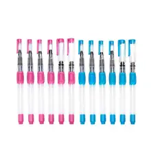 Принадлежности для рисования, ручка крана, цвет свинца, партнер, нейлоновая щетка для хранения волос, 6 комплектов, водная цветная ручка, мягкая щетка