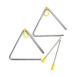 FSTE-Ручной Ударный инструмент 2 упак. треугольник-инструмент 5 дюймов