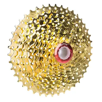 

SEWS-Ztto 11-42T 10 Speed Wide Ratio Mtb Mountain Bike Bicycle Gold Golden Cassette Sprockets For Parts M6000 M610 M675 M780 K