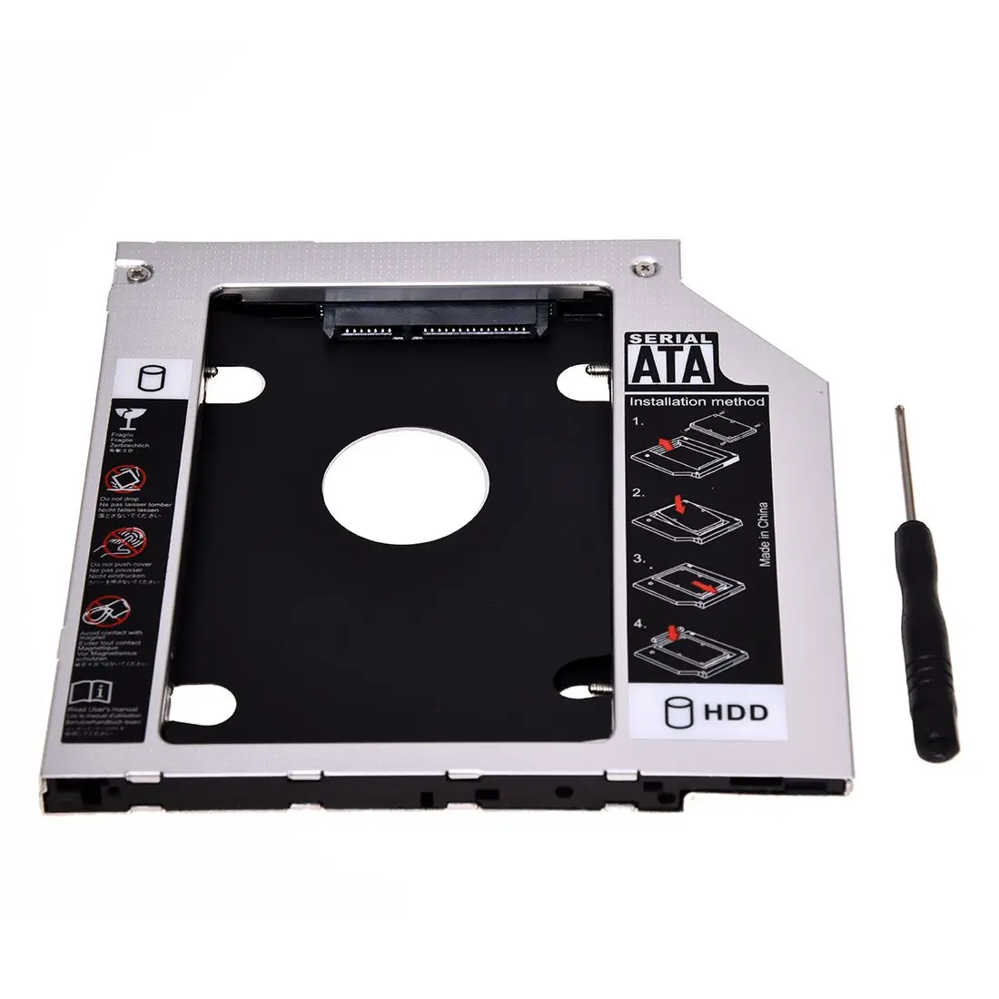 SATA 2nd жесткий диск HDD Caddy адаптер для ThinkPad T400 T410 T500 R400 R500