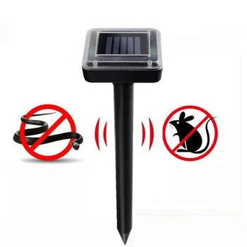 

2pc Solar Powered Ultrasonic Sonic Mouse Mole Mice Pest Rodent Chaser Repeller Repellent Yard