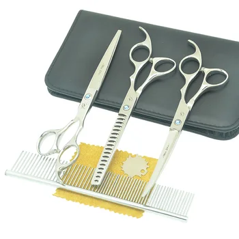 

Meisha 7.0 Inch High Quality Dogs Hair Grooming Scissors Pet Cutting Shears Fish Bone Thinning Tesoura Puppy Supplies HB0212