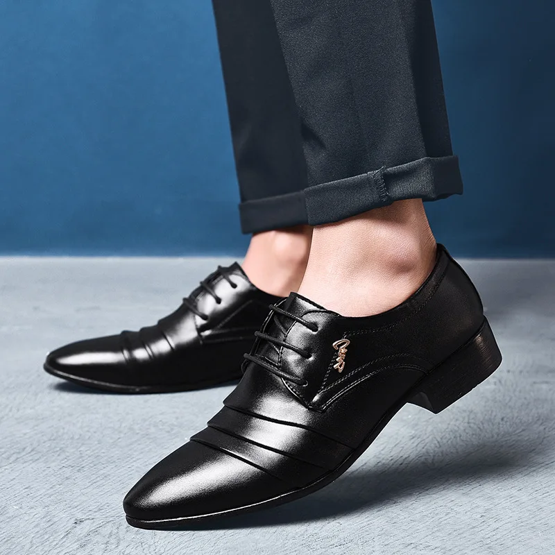 

Large men's shoes, spring casual shoes, dress shoes, men's sharp shoes