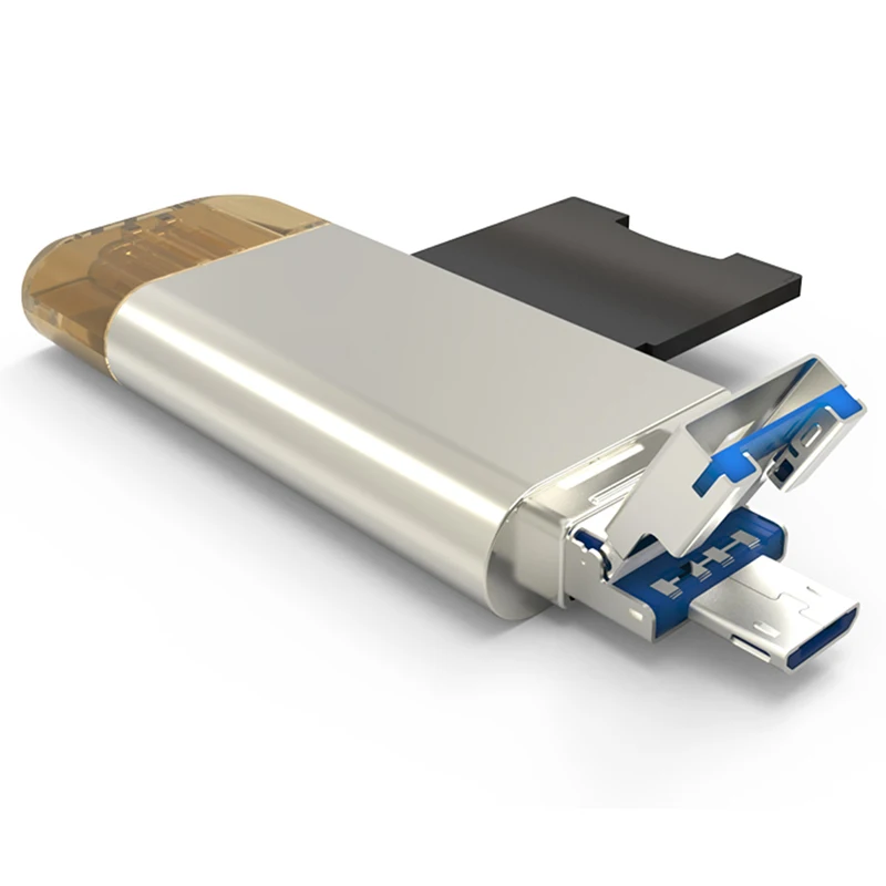 Алюминиевый сплав все в 1 Usb 2 0 Type C кардридер Sd Tf Micro Android телефон Otg карта памяти