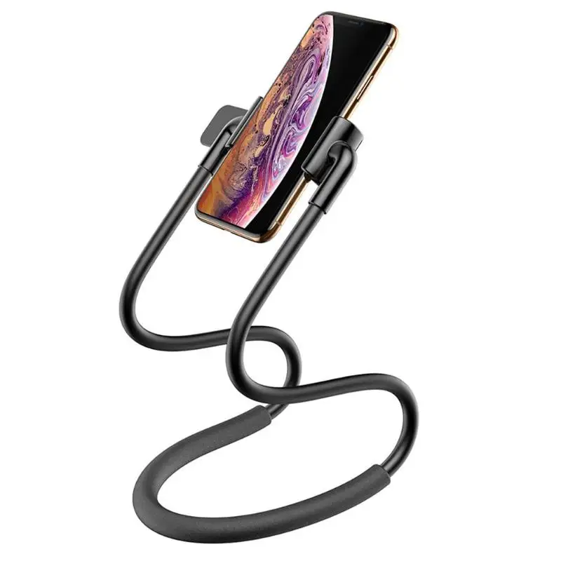 

BASEUS Flexible Mobile Phone Holder on Desk Support Hanging Neck Lazy Necklace Bracket Smartphone Holder Stand for iPhone Huawei