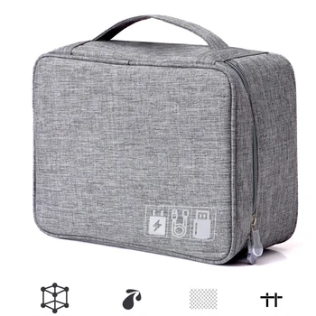 

1pcs Waterproof Cable Organizer Travel Gadget Storage Bag Electronics Devices Accessories Cases USB Charger Holder Digitals Bag