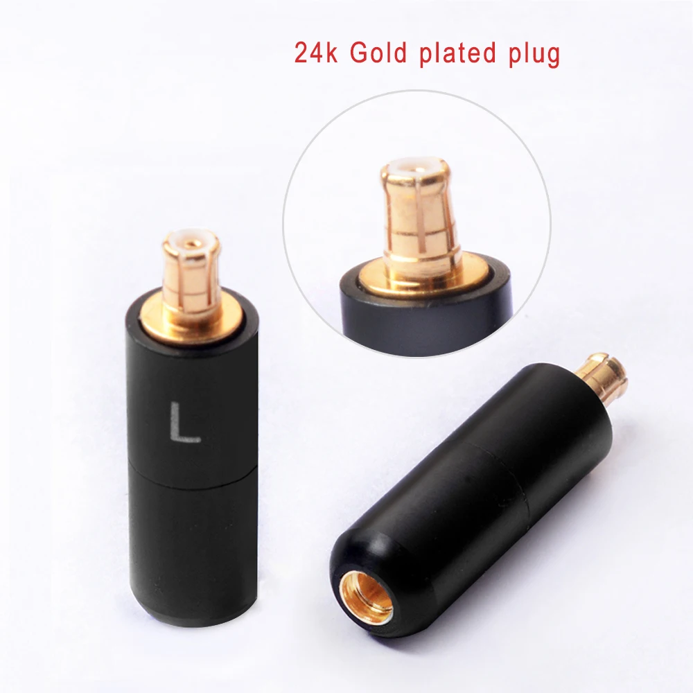 Okcsc Mmcx Connector To 0 78 2pin A2dc 3 5mm Jack Interface Adapter Hifi Diy Tools Stereo Earphones Accessory For Se535 W30