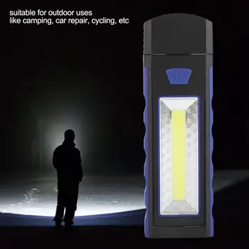 

Outdoor Portable Emergency Light COB Work Light Camping Hiking Tent Light Foldable Magnetic Base Work Lamp