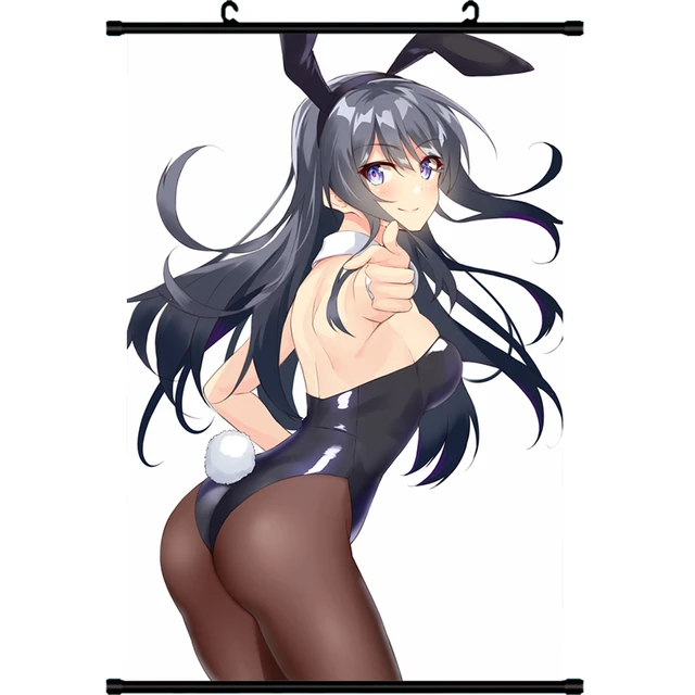  ROUNDMEUP Rascal Does Not Dream of Bunny Girl Senpai (Seishun  Buta Yarou wa Bunny Girl Senpai no Yume wo Minai) Anime Fabric Wall Scroll  Poster (32x32) Inches [A] Rascal Does Not