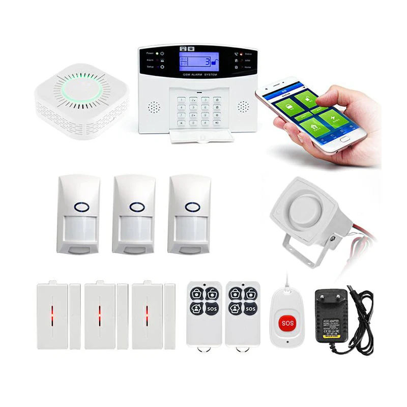 

GSM Burglar Alarm Home Infrared Pet Set Wireless Alarm Home Alarm(EU PLUG)