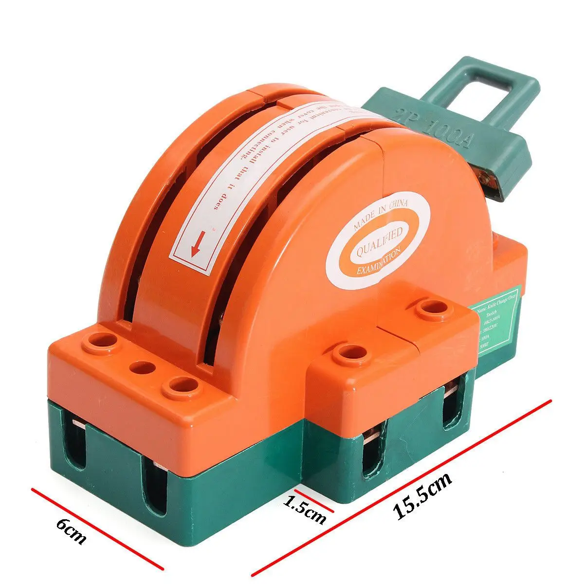 

ELEG-100A Two Pole Disconnect Double Throw Switch for Circuit Breaker Backup Generator