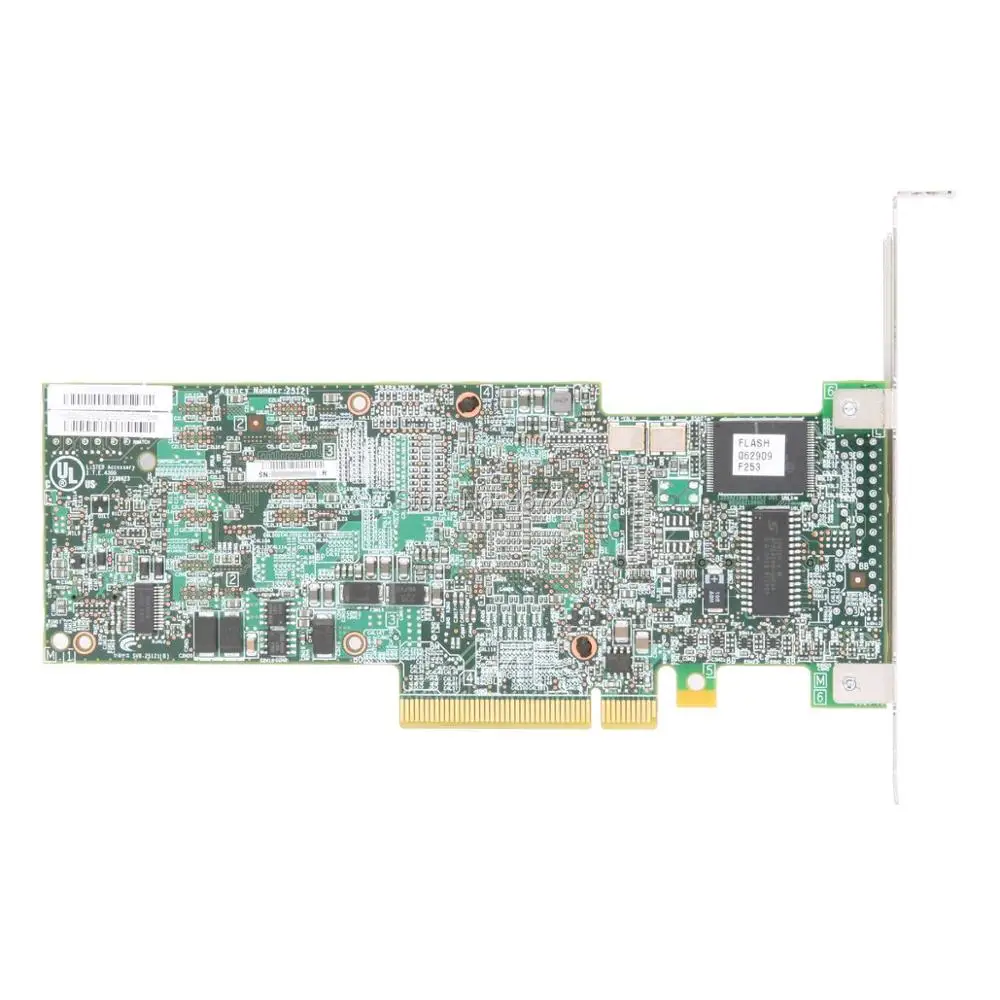 Новая плата контроллера Broadcom Avago LSIMegaRAID SAS LSI 9260-8i LSI00198 8 портов 512 МБ кэш SFF8087 6 ГБ RAID0.1.5.6 PCI-E 2,0X8