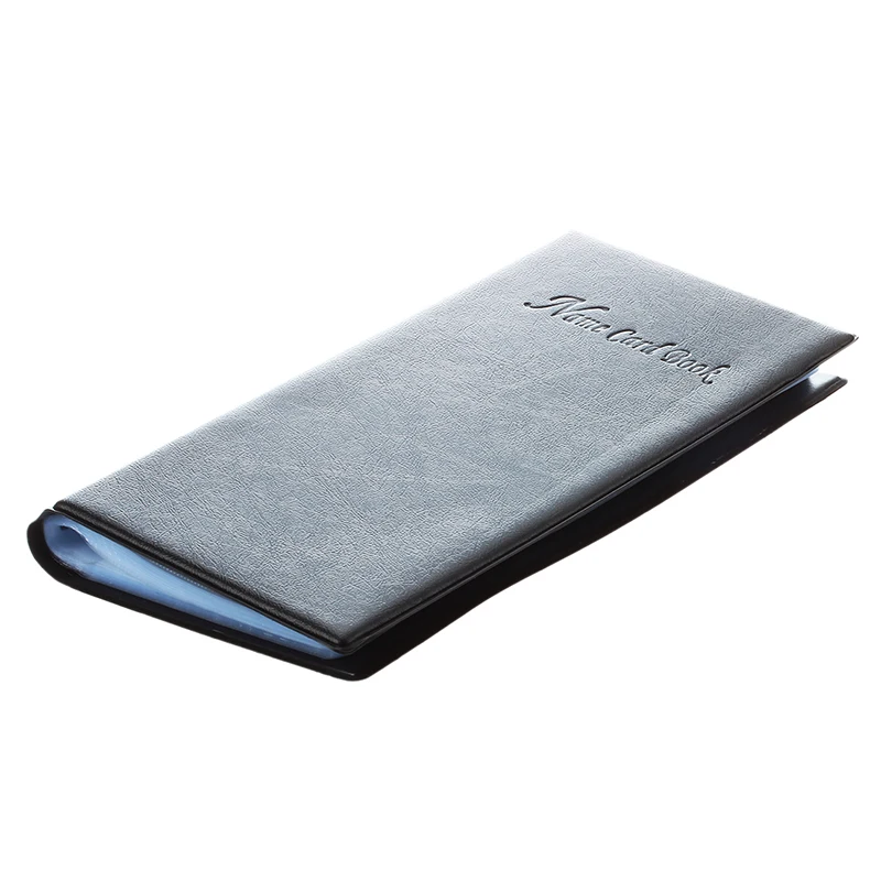 

Business card case business card book for 300 business card Leather Cover Thin Name Card Organizer Bag