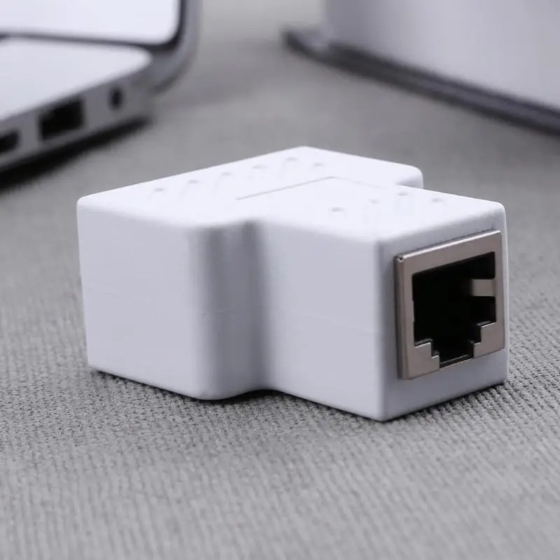 RJ45 сплиттер адаптер отклонения в размерах на 1 2 двойной сетевой разъем Ethernet для