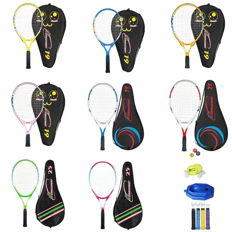 

Children Tennis Racket Set Shock Absorber Handle Four Models Tennis Racket Strong And Sturdy Children's Tennis Training Shot