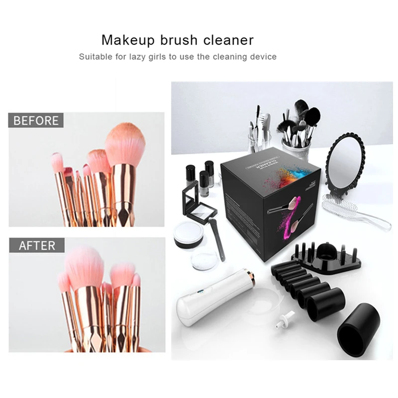 Electric Makeup Brush Cleaner Beauty Tools Quick drying Make Up Brushes