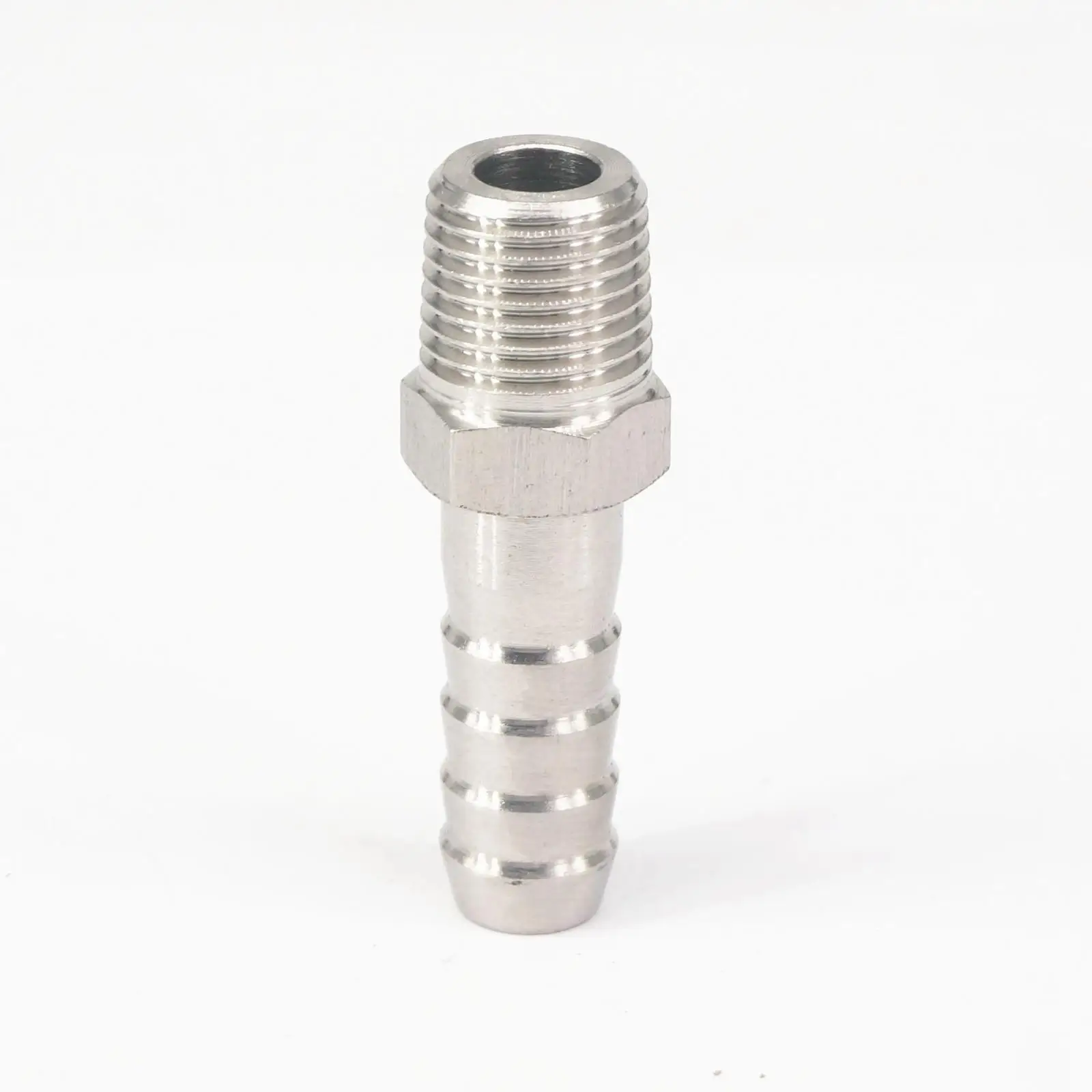 Hose Barb I/D 10mm x 1/4" BSPT Male Thread 304 Stainless steel coupler