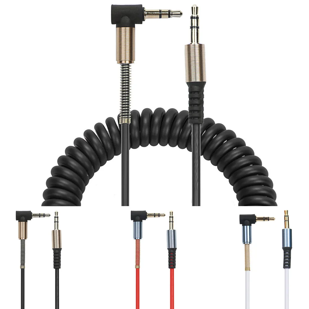 

fashion 3.5mm Stereo Male To Male AUX Retractable Stretched Audio Cable 1.8m