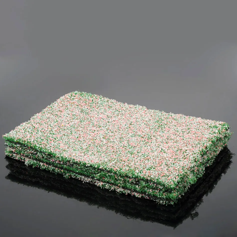 

30*20*0.5cm DIY Model Terrain Turf Sand Table Building Model Material Landscape Floral Meadow Multi-color