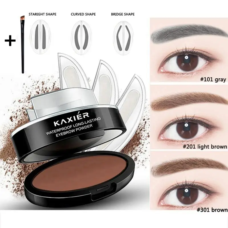 

Seal Eyebrow Powder 3 Color Eyebrow Powder Thrush Artifact 3 Eyebrows Natural Waterproof Sweatproof No Fading Convenient