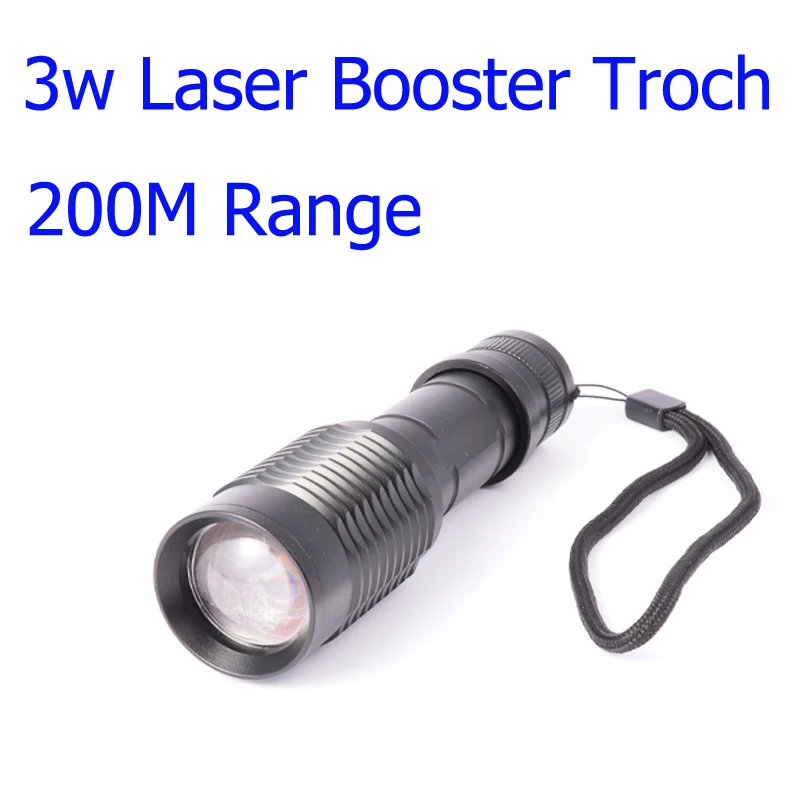 200m Range Laser IR Flashlight Outdoor Night Hunting Rifle Scope