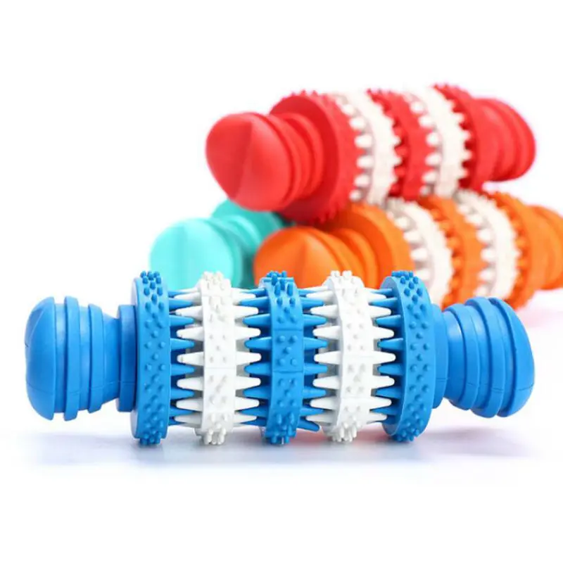

Dog Toy with Molar Stick Dogs Effective ToothBrush Leakage Food Teeth Cleaning Stick