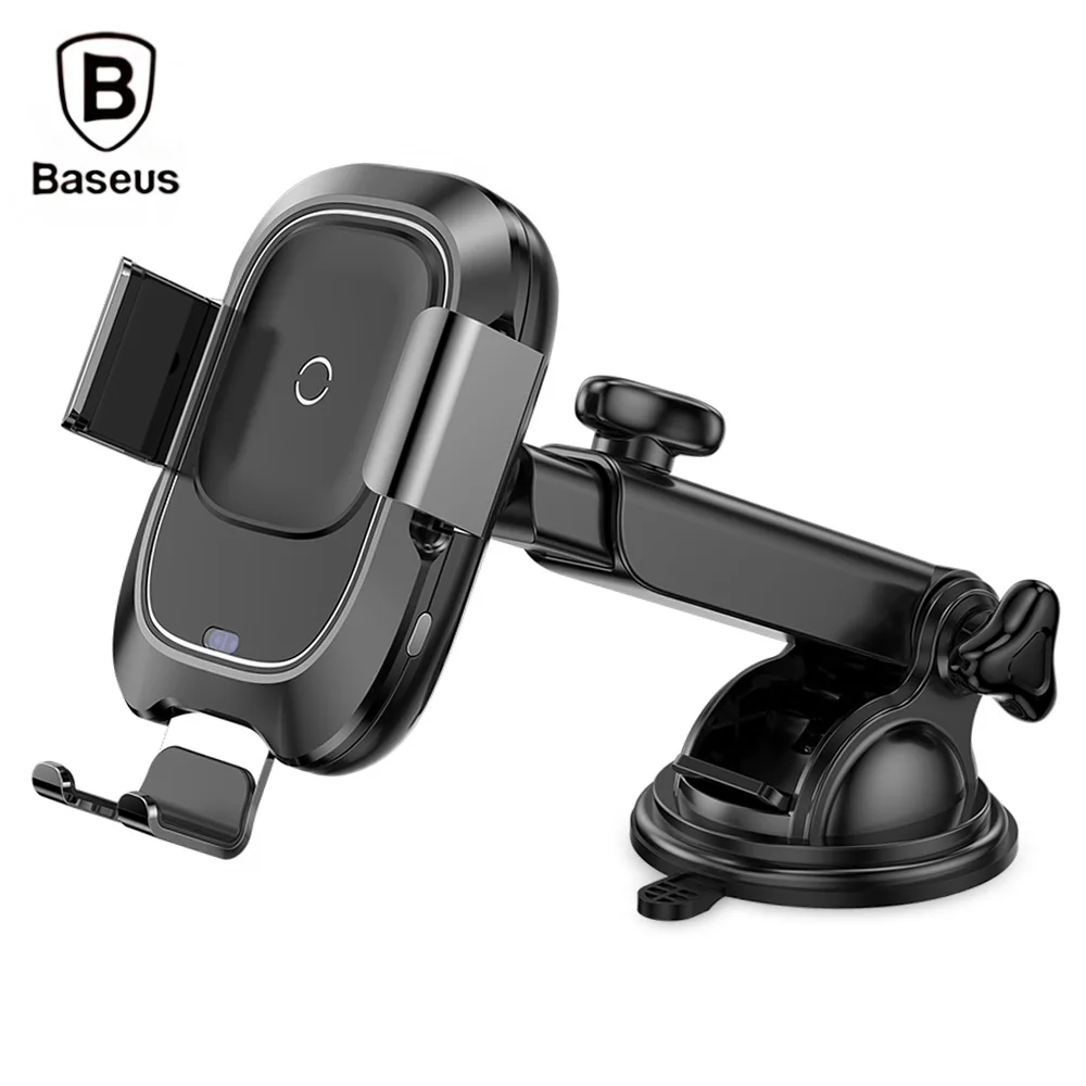 Baseus 2 in 1 Smart Vehicle Bracket Car Mount Holder Wireless Charger
