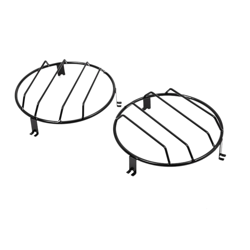 

2Pcs Metal Front Headlights Protector Frame Trim For Lada Niva