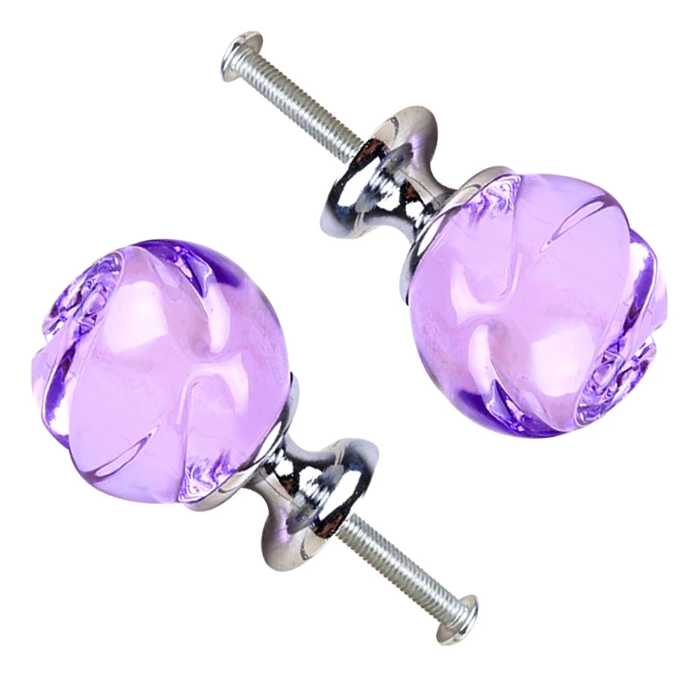 Crystal Clear Crystal Glass Door Pull Drawer Cabinet Furniture Handle Knob Screw Crystal Clear Crystal Glass Door Pull Drawer Cabinet Furniture Handle Knob Screw