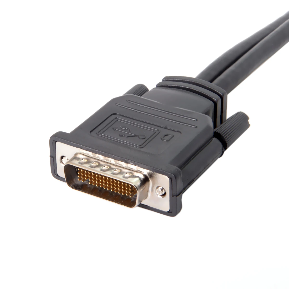 Cablecc DMS-59Pin Male to Dual HDMI 1.4 HDTV Female Splitter Extension Cable for PC Graphics Card