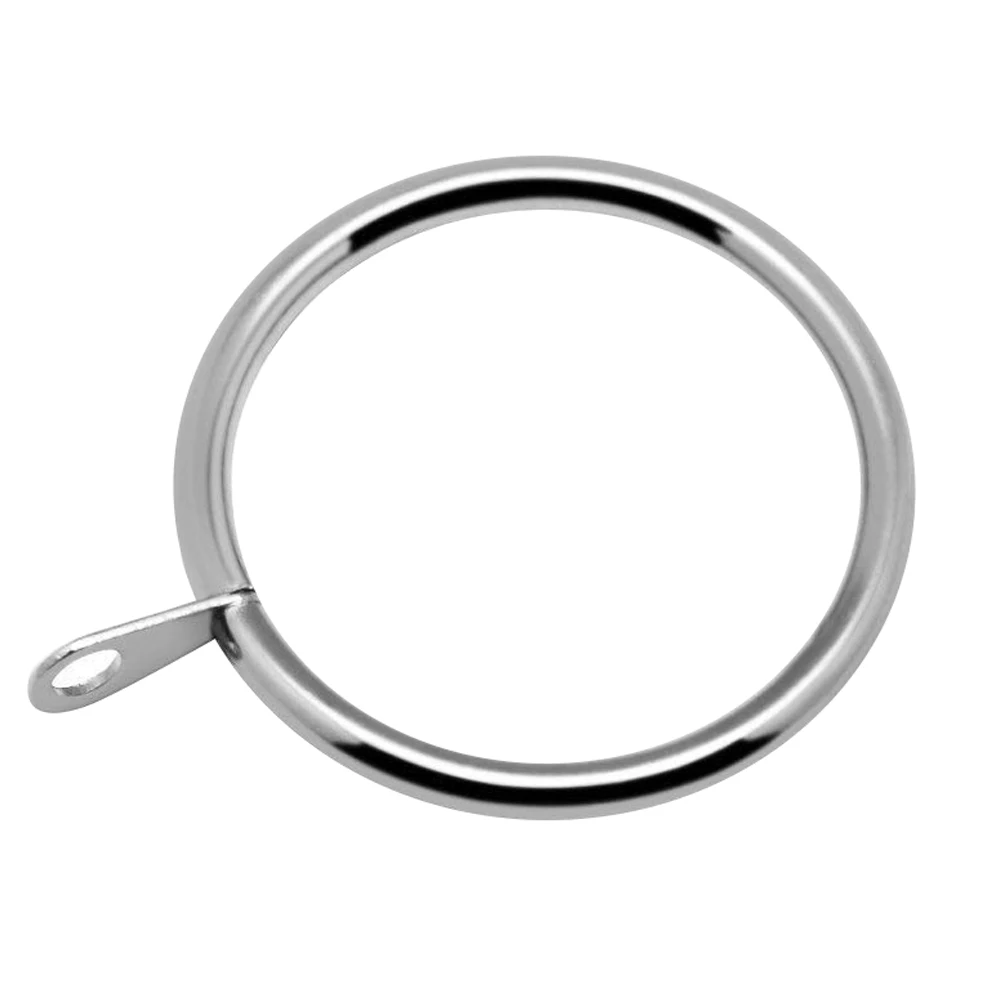 EDEG 20 Pack Metal Curtain Rings Hanging Rings with 20 pack Metal Curtain Hooks for Curtain and Rod 38mm Internal Diameter White EDEG 20 Pack Metal Curtain Rings Hanging Rings with 20 pack Metal Curtain Hooks for Curtain and Rod 38mm Internal Diameter White
