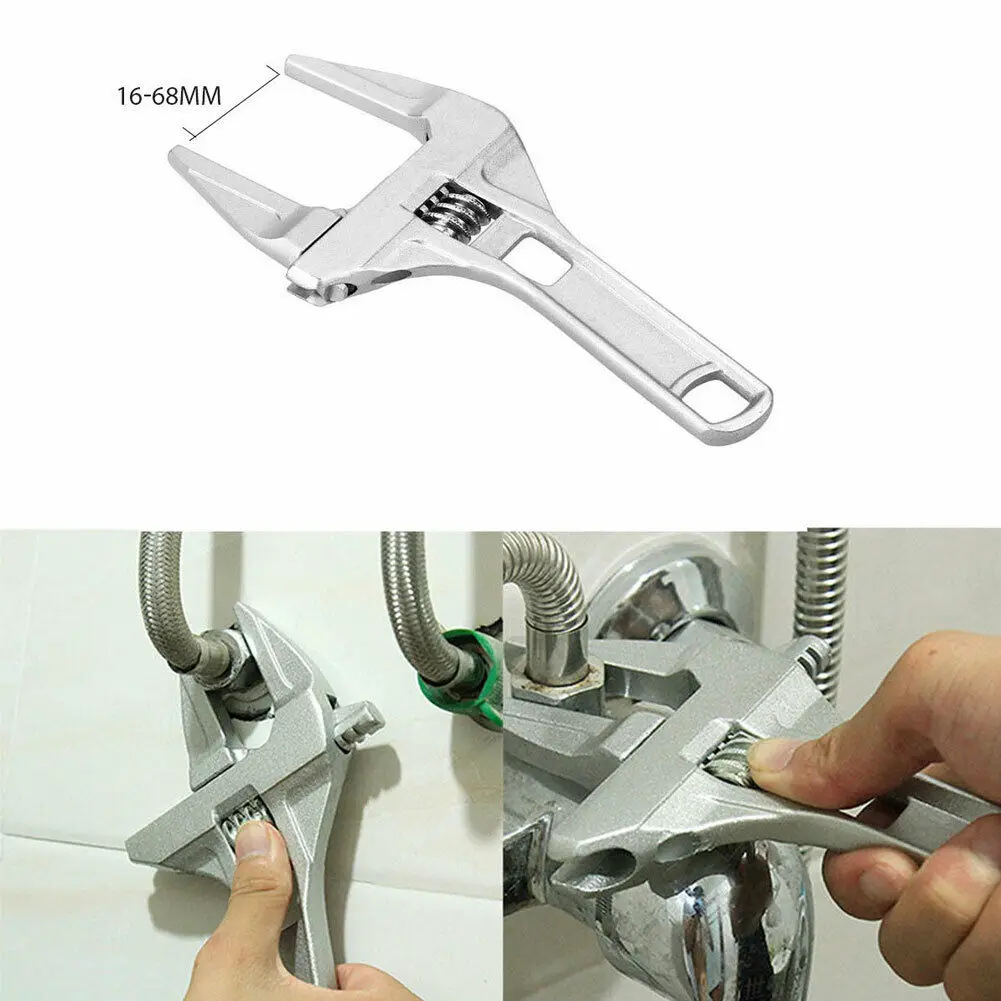 8-68mm Adjustable Wrench Fitting Tools Aluminium Multifunction Wrench Spanner